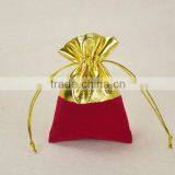 Customized Soft Fabric Jewellery Drawstring Plush Velvet Gift Bag thumbnail-3