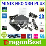 2 year warranty Android 4.4 Amlogic S812 2.0GHz 2/16 GB minix x8-h plus with A2 LITE Air Mouse for free minix neo x8 -h plus