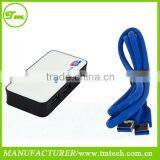 Slim USB 3.0 4-Port 5Gbps Speed Portable Compact Hub Adapter For PC Laptop Mac