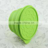 For Pinic Outdoor Travel Foldable Silicone Water Bottle thumbnail-2