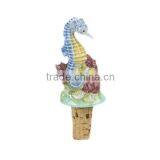 Decorative Seahorse Sculpture Ceramic Wine Stopper thumbnail-1