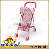 Popular kid pretend doll cart toy baby doll stroller toy