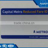 DongGuan Factory Wholesales Inkjet Printing Plastic Pvc Rfid Card With Cheap Price for Metro Card