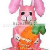 Easter inflatable decoration rabbit with carrot