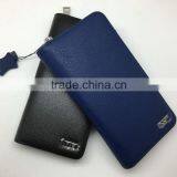 2016 High-end Gift Sets Genuine Leather Wallet Power Bank thumbnail-4