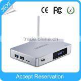 OEM ODM 2016 Android 5.1 OS Q5 Pro Quad Core CPU Full HD 3D Multi Media Player With Remote Control tv Box Android HDR