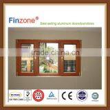 China Cheapest Aluminum Wooden Screen Mesh Window thumbnail-3