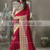 Indian Art Silk Bollywood Sarees Wholesale thumbnail-4