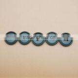 Fancy 4 Holes High Quality Black Natural Corozo Nut Buttons With Rim thumbnail-1