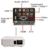 4500 Lumens Full hd Led Projector Connect DVD,mobile Phone thumbnail-4