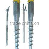 Hot Dipped Galv. Highest Quality Ground Screw Pole Anchor thumbnail-1