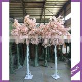 Artificial indoor silk pink cherry blossom tree in different size