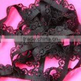 Raw White Chemical Water Soluble 100% Polyster Embroidery Lace thumbnail-1