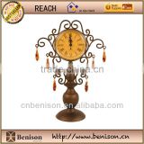 Polyresin table pendulum clock for home decor