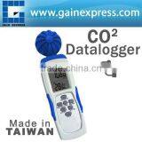 USB Carbon Dioxide (CO2) Hand Held Meter Data Logger With Temperature RH Made in Taiwan thumbnail-1