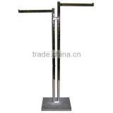 Metal Display Standing 2 Way Clothing Rack thumbnail-1