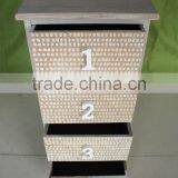 Unfinished Solid Bright White Color Wooden Furniture for 4 Hole thumbnail-5