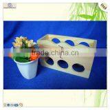 Burned Red Color Logo Pine Wooden Condiments Shelves Holder thumbnail-4