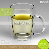 Custom Made Promotional Glass Beer Mugs With Handles thumbnail-1