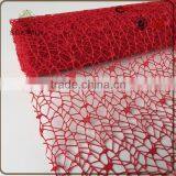 Spider Mesh Fabric Rolls for Flower Gift Wrapping Big Spider thumbnail-1