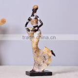 Unique Style Resin Black African Lady Dancing Figurines thumbnail-4