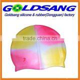 Customized Multicolor Printed Silicone Swimming Cap for Adults thumbnail-4