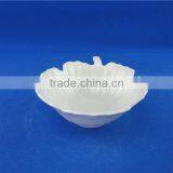 stock small white ceramic pudding bowl