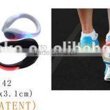 Fashion Sports LED Light Safety Clip/LED Warning Shoe Clip/runner Safety Shoe Light Clip