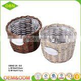 2017 Fashionable Wholesale Cheap Pure Handmade Custom Wicker Flower Basket thumbnail-2