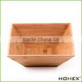 Bamboo Wooden Salad Bowl/ Square Serving Bowl Homex-BSCI thumbnail-5