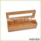 High Quality Wholesale Natural Bamboo Tea Box With Bamboo Lid/Homex_Factory thumbnail-1