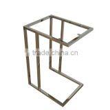 China Supplier Square Polished Metal Stainless Steel Computer End Table Frame thumbnail-5