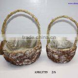 Rattan Basket for Flower thumbnail-1
