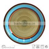 10.5" Handpainted Ceramic Plate