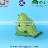 BSCI Audit Factory Easter Decoration Gift Craft Birds, Crakle Glazed Green Ceramic Bird thumbnail-4