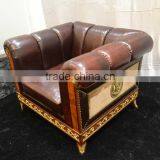BISINI Latest Leather Single Square Sofa thumbnail-3