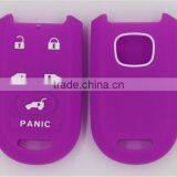 Silicone Rubber Car Key Cover for Honda 5 Buttons With Panic thumbnail-1