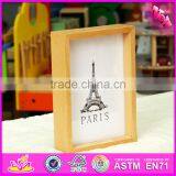 2016 Hot Sale Baby Wooden Funny Photo Frame, Most Popular Kids Wooden Funny Photo Frame W09A040 thumbnail-6