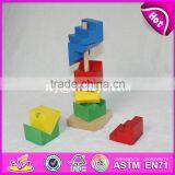 Wholesale Cheap Educational Stacking Toys Wooden Children Building Blocks W13E070 thumbnail-2