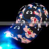 2016 Hot Selling LED Baseball Cap With LED Light on the Visor thumbnail-3
