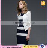 2015 Casual Beautiful Lady Top With Back Hem Panel Blazer 155277