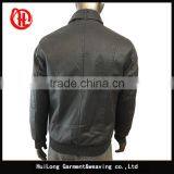 Factory Manufacture Men Black Washed pu Jacket thumbnail-2