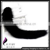 CX-R-35A Wholesale Key Chain Genuine Mink Fur Tail Custom Keychain thumbnail-5