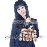 CX-H-13 Latest Fashion Design Ladies Genuine Rabbit Fur Hand Bag thumbnail-2