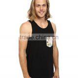 Wholesale Mens Summer Leaf Pocket Cool Cheap Wrestling Singlets thumbnail-4