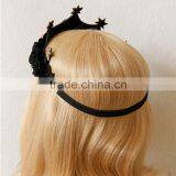 Queen Style Hair Bands for Women Elastic Crown Hair Accessories Girls Lace Wedding Hair Hoop thumbnail-4