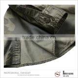 Cotton Fashion Olive Green Military Style Long Sleeve Shirt thumbnail-5