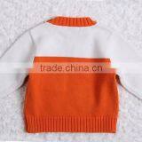 Dinosaur Design Baby Pullover Modern Patchwork Knitting Sweater thumbnail-5