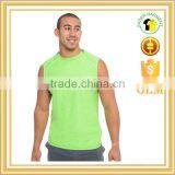 Tri Blend Top Shirt Cool Dry Stringer Top Gym Singlet
