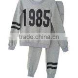 Women 1985 Printed Hoodie Pants Suit Athletic Outfits Tracksuit Sportswear Without Hood thumbnail-4